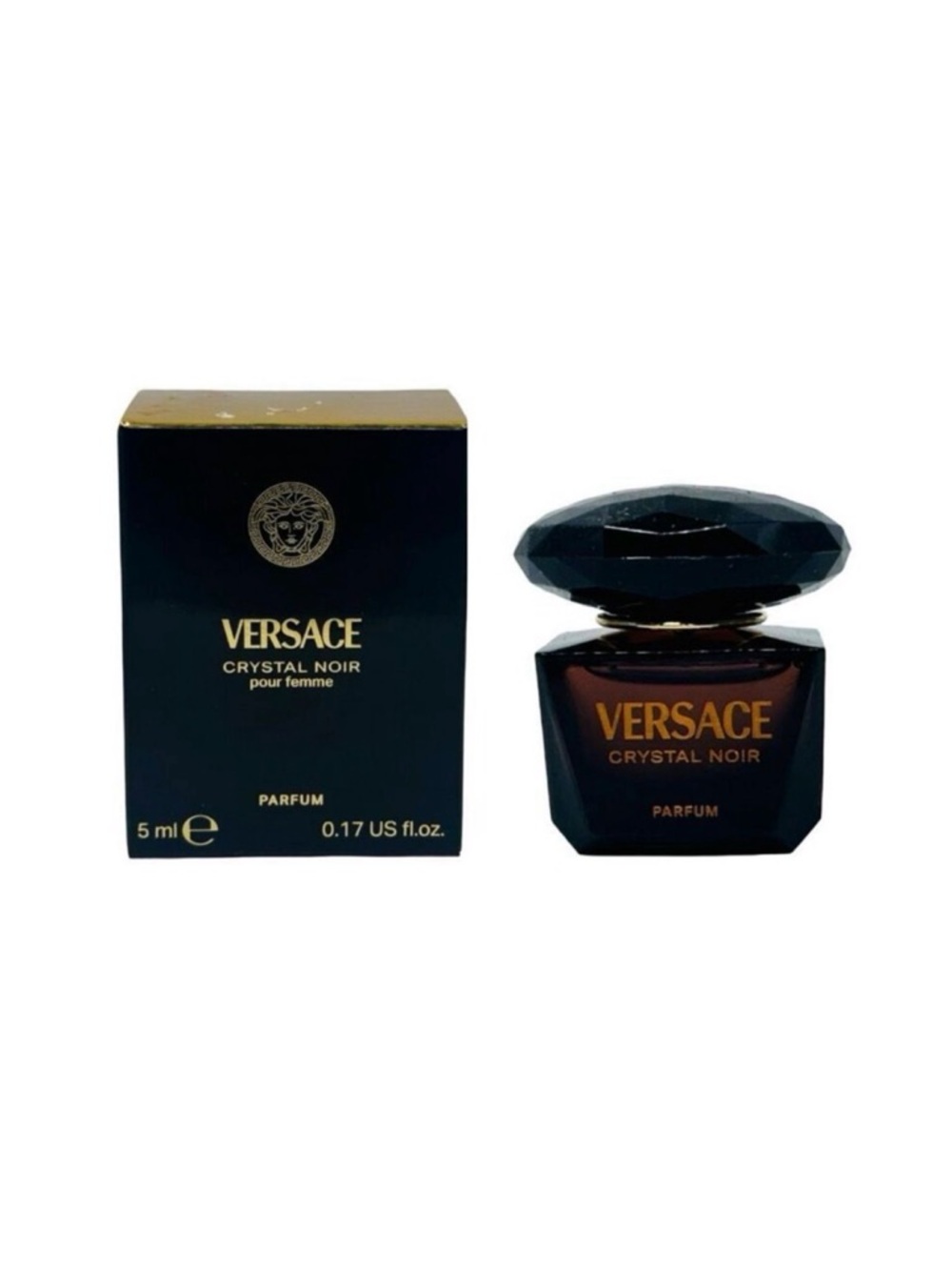 Versace Crystal Noir Pour Femme Parfum Mini Splash - 5 ml / 0.17 fl oz
